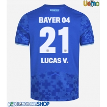 Maglie da calcio Bayer Leverkusen Lucas Vazquez #21 Terza Maglia 2025-26 Manica Corta
